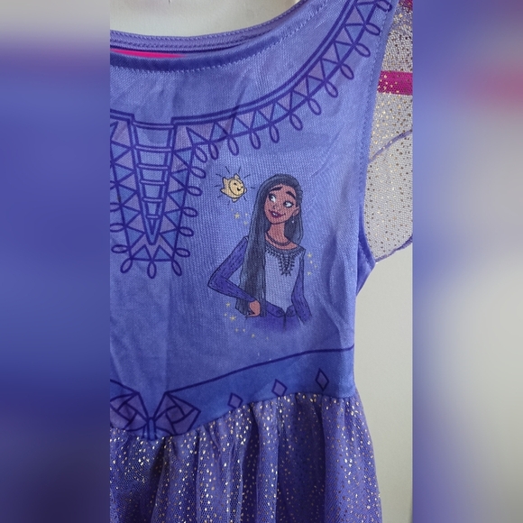 Disney Girls' Wish Nightgown in Purple size 4T - Picture 5 of 11